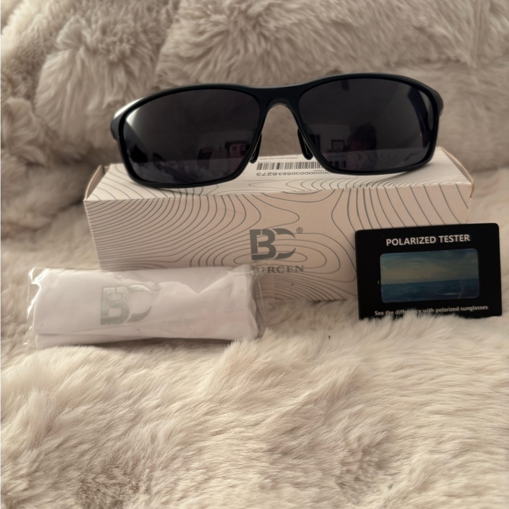 Bircen Black Polarized Sunglasses